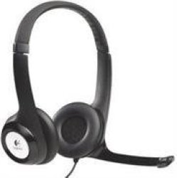 Logitech 981 000406 H390 USB Stereo Headset With Rotating