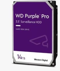 Western Digital WD141PURP 14TB Purple Pro 3.5 Inch SATA3 Surveillance Hard Drive - 7200RPM