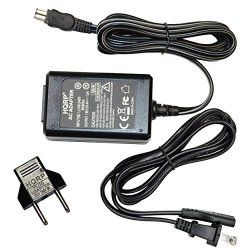 Hqrp Replacement Ac Adapter Charger For Sony Handycam CCD-TRV108 CCD-TRV118 CCD-TRV128 CCD-TRV138 CCD-TR748 CCD-TR748E CCD-TR648 CCD-TR648E CCD-TRV238 CCD-TRV238E Camcorder + Euro Plug Adapter