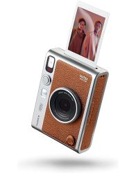 Fujifilm Instax MINI Evo Instant Film Camera With Type C Evo Brown