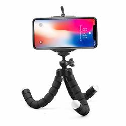 MINI Flexible Sponge Octopus Tripod For Iphone Samsung Xiaomi Huawei Mobile Phone Smartphone Tripod For Camera Accessory Black