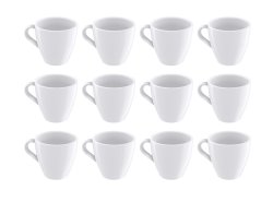 200ML Paola Porcelain Cappuccino Cups- Set Of 12