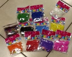 Rainbow Loom Bands - Make Your Own Bracelets - White - Packet With Bands