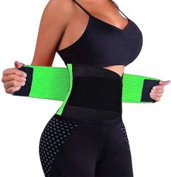 Hot Shaper Power Slimming Body Shaper & Waist Trainer Belt Green