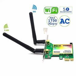 Padarsey Wifi Card Ac 1730MBPS Bluetooth 5.0 Dual Band Wireless Network Card  9260 Pcie Adapter Pci-e Wireless Wifi Network Adapter For Desktop PC  WIE9260 Prices, Shop Deals Online