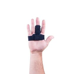 MedicHelp The Original Adjustable Trigger Finger Splint With Innovative Foam Black Designed In The UK