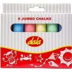 Dala Box Of Chalk Jumbo Set Of 6
