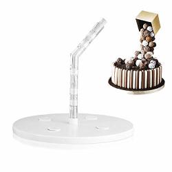 Aolvo Cake Stand Pedestal Cake Pop Stand Reusable Sugar Structure Pouring Kit Wedding Cake Stand For Birthday And Anniversary Party