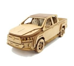 3D Wooden Model 3D Puzzle Vehicle Toyota Hilux