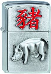 Zippo Lighter - 205 Year Of The Pig