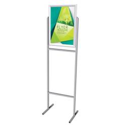 Poster Frame Stand A2 - Double Sided - Castors