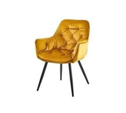 Kitchen Chair Living Room Chair Fabric Cover Metal Legs And Velvet Dining Chair