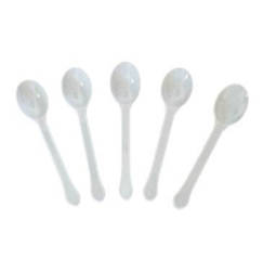 Plastic Cutlery Teaspoons White 1 X 50'S