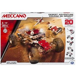 Meccano Desert Adventure Set 20 Model Building Set 260 Pieces For Ages 8 Stem Construction Educ