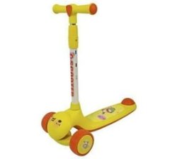 2-IN-1 Kick Scooter - Yellow And Orange