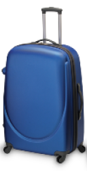 3 Piece Pc Luggage Set Large - Blue