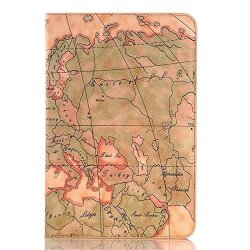 Bangds Fashion Flip Pu Leather For Samsung Galaxy Tab S2 8.0 Map Case For Samsung Galaxy Tab S2 T710 T715 T719 Smart Case Cover