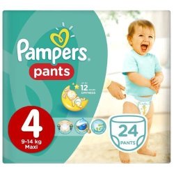 Pampers 24 Nappy Pants Size 4