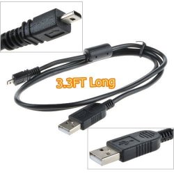 Ablegrid 1.02M 3.3FT Long USB PC Data Sync Cable Cord Lead For Nikon Coolpix L820 4200 8400 Camera