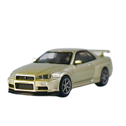 1:64 Nissan Skyline Gtr - R34 - Gold