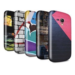 STUFF4 Gloss Hard Back Snap-on Phone Case For Samsung Galaxy S3 MINI Pack 12PCS Urban Street Art Collection