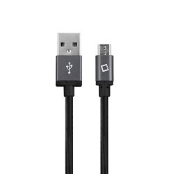 Cellet Micro USB Cable 3.3FT Micro USB Cable For Samsung Galaxy S7 EDGE S6 S5 S4 Nexus Nokia Note 5 4 3 Htc LG And Other Android Devices-black