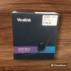 Yealink UH34 Mono USB Wired Telephone Headset