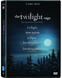 The Twilight Saga 5 Disc DVD Box Set