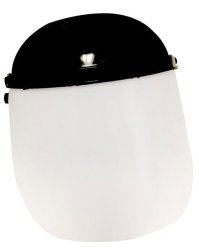 Shield With Clear Visor Flip Top Grinding