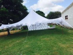 Decor Tents Stretch Non Waterproof with Poles 5m x 5m