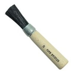 Black Bristle Stencil Brush NO8 1 2