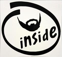 Beard Inside - Vinyl Sticker