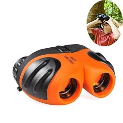 Bestsun Best Gifts For Children Shock Proof 8X21 Kids Binoculars Set For Watching Wildlife Or Scenery Outdoor Play Orange