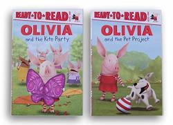 Simon&schuster Olivia The Pig Ready-to-read Book Set - Olivia And The Pet Project Olivia And The Kite Party