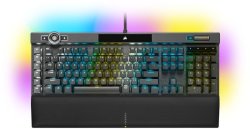 K100 Rgb Mechanical Gaming Keyboard - Cherry Mx Speed - Black