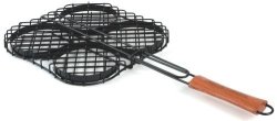 Charcoal Companion Nonstick Hamburger Grilling Basket