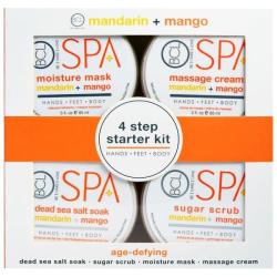 Petal Fresh Bcl Spa 4 Step Starter Kit Age Defying Mandarin + Mango 4 - 3 Fl Oz 85 Ml Each