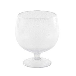 Tag Bubble Glass Large Goblet Snifter In Clear 28 Oz