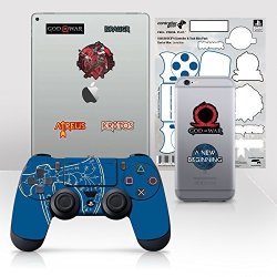 Controller Gear Officially Licensed God Of War Dualshock 4 Wireless Controller And Tech Skin Set "leviathan" - Playstation 4