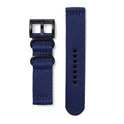Strap Studio Field Navy Blue Woven Nylon For Samsung Galaxy Gear S3 Smartwatch