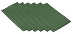 6 X Lushomes Solid Cotton Dinner Green Table Napkin 16 X 16 Inch LH-TM20P