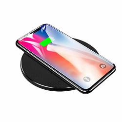 Cathy Clara Ultra-thin Metal Charge Qi Wireless Fast Charging Pad For Samsung For Iphone Wireless Charging Standard: Qi Standard