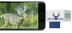 Trail Cam Tracker Sd Card Reader For Iphone & Android Micro USB Best & Fastest Game Camera Viewer Deer Hunting Smartphone Memory Card Player