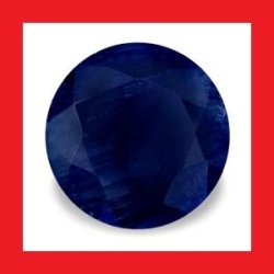 Midnight Blue Sapphire - Round Facet - 0.66cts