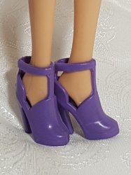 Purple Shoes For Barbie Dolls