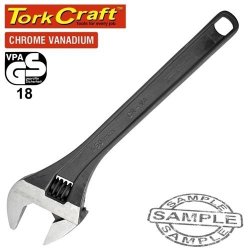 Tork Craft Shifting Spanner 18' 450MM 0-52MM TC52018