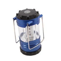 Whole Price--camping Lantern Bivouac Hiking Camping Light 12 Led Lamp Portable With Compass