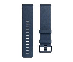 Fitbit Versa - Accessory Band - Leather midnight Blue - Small