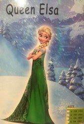 Frozen Elsa Queen Dress Costume