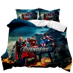 Avengers Ultron 3D Printed Double Bed Duvet Cover Set